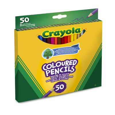 Crayola 50 Coloured Pencils